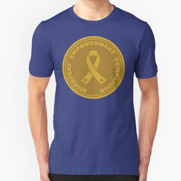 HERO'BOTs: Discovery Empowerment Compassion Medallion Slim Fit T-Shirt