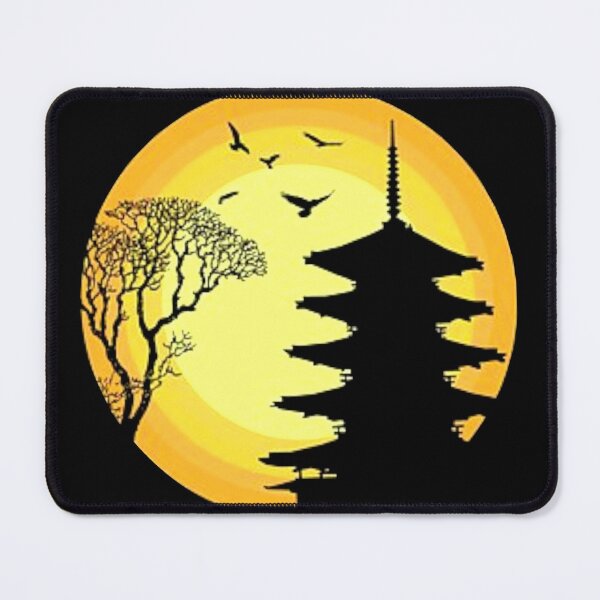 Item preview, Moon tree temple birds Art  designed and sold by BEAUTY ⭐⭐⭐⭐⭐.