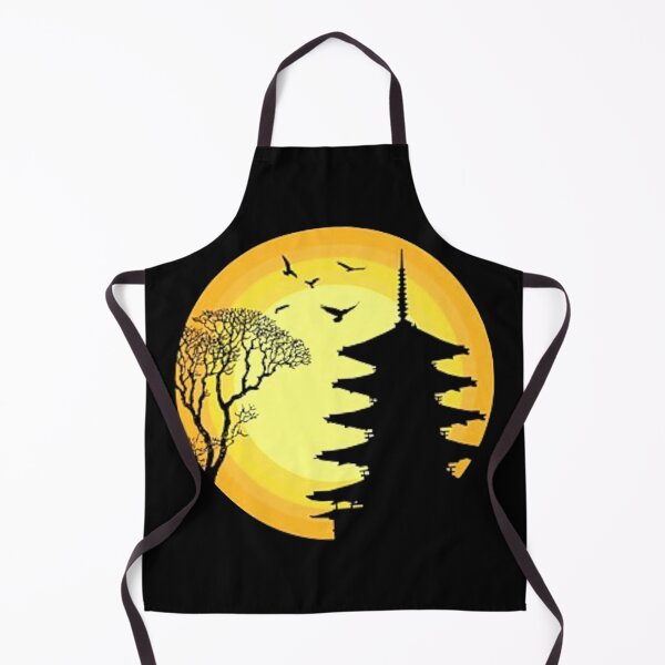 Item preview, Moon tree temple birds Art designed and sold by BEAUTY ⭐⭐⭐⭐⭐.