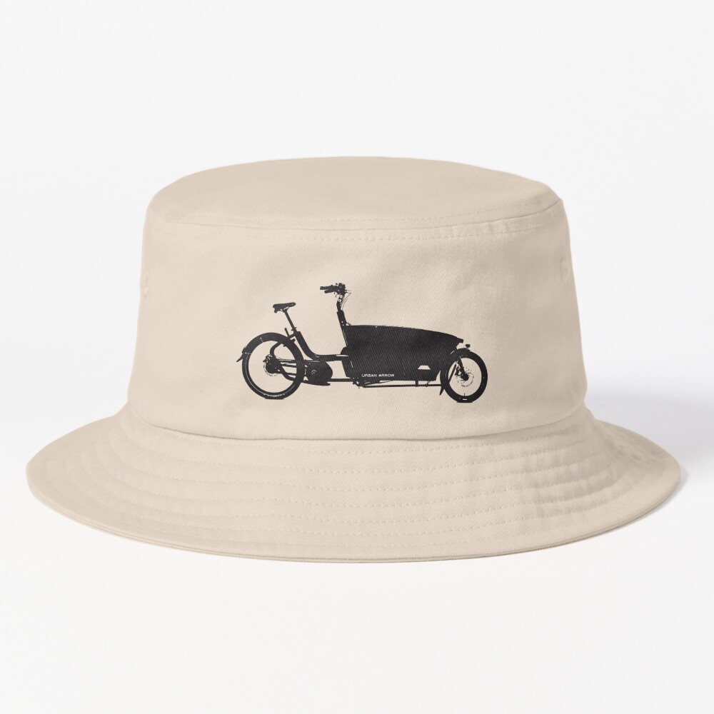 Beige Arrow Bucket Hat