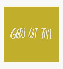 God's Got This x Mustard Photographic Print