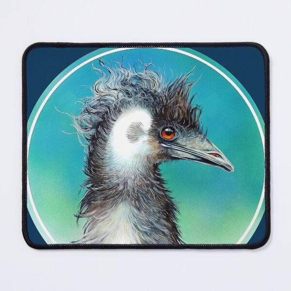 Item preview, turquoise emu designed and sold by Trish Hart.