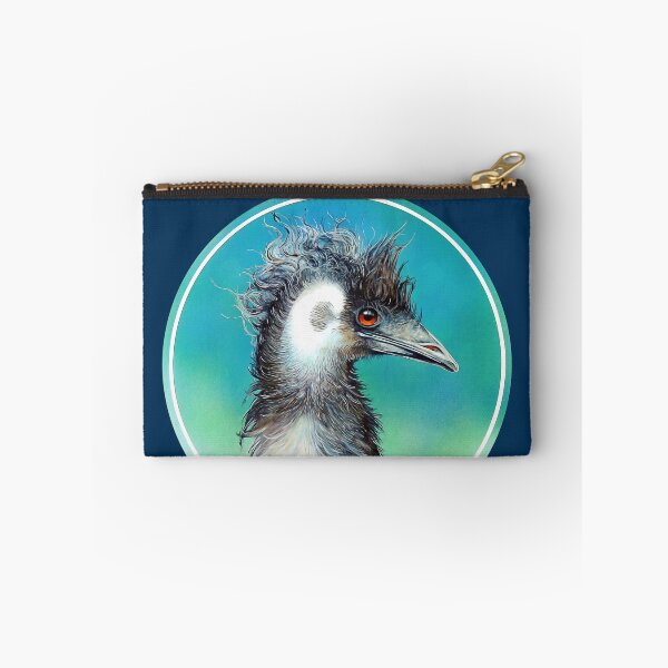 Item preview, turquoise emu designed and sold by Trish Hart.