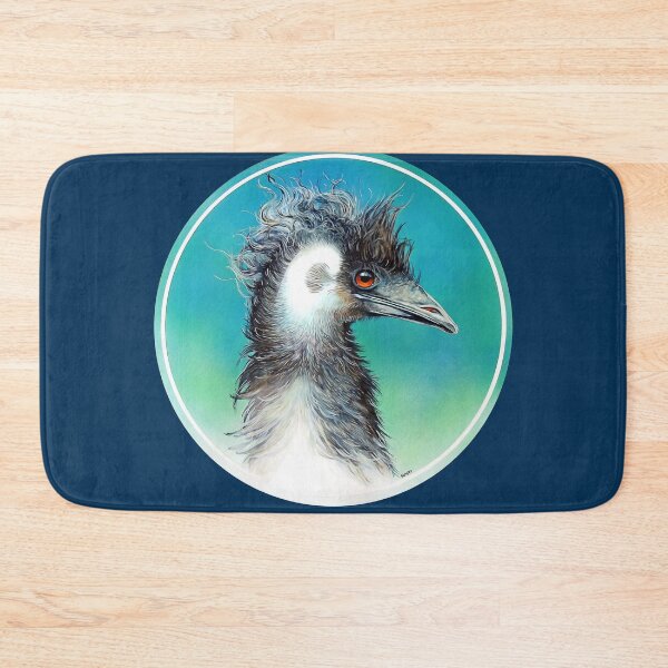 Item preview, turquoise emu designed and sold by Trish Hart.