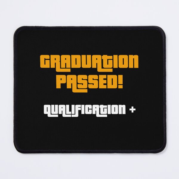 Item preview, Graduation Passed! Qualification+, Funny Graduation Graphic designed and sold by GO SHIRT-TEE.