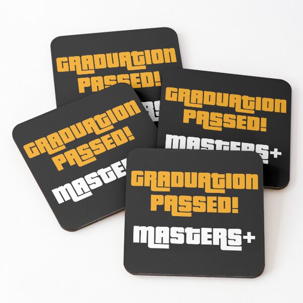 Item preview, Graduation Passed! Masters+, Funny Graduation Graphic designed and sold by GO SHIRT-TEE.