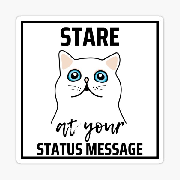 Item preview, Weird Cat Face - Funny designed and sold by Hic21.