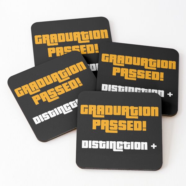 Item preview, Graduation Passed! Dictinction+, Funny Graduation Graphic designed and sold by GO SHIRT-TEE.