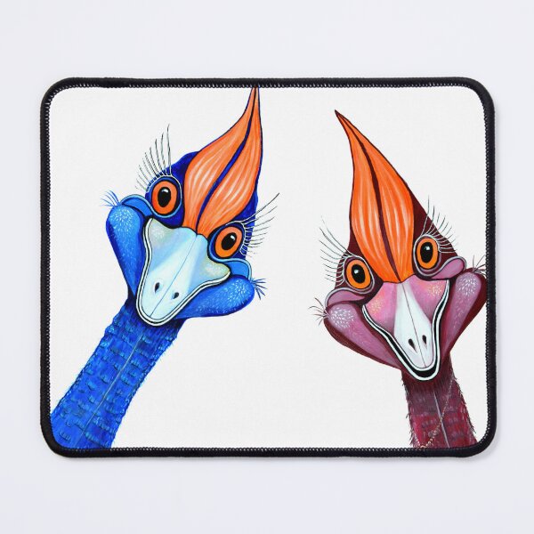 Item preview, Quirky Curious Cassowaries designed and sold by Linda Callaghan.