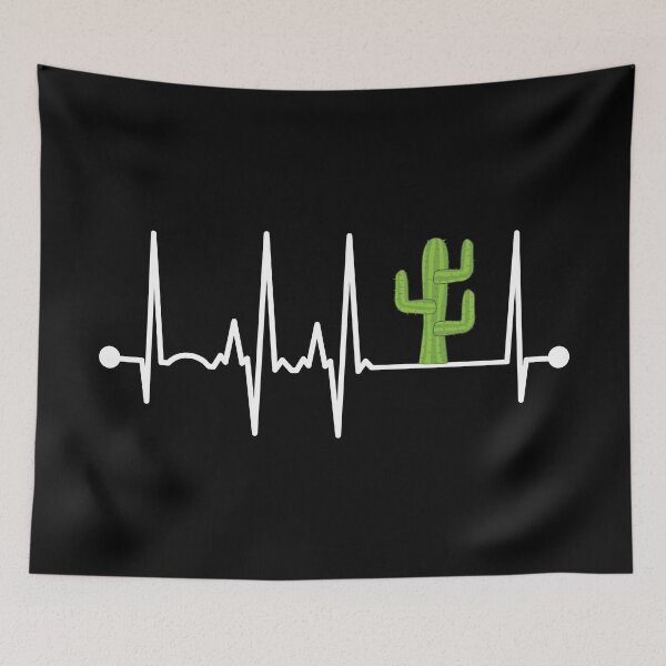Item preview, Cactus Heartbeat designed and sold by teesaurus.