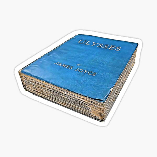 James Joyce's Ulysses - The Blue Book of Eccles Sticker