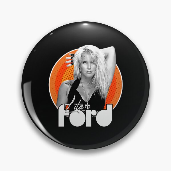 Item preview, Lita Ford Retro Distressed Tribute Design designed and sold by AyaZamora.