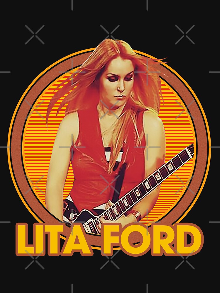 Lita Ford 70s Aesthetic Style Fan Art Essential T-Shirt Designed & Sold ...