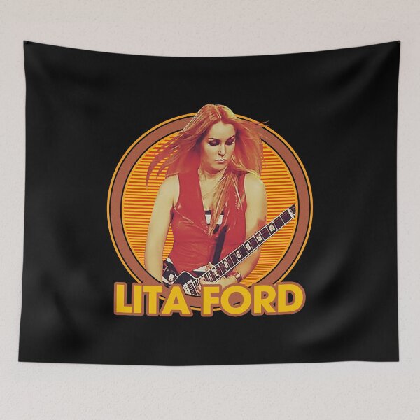Item preview, Lita Ford 70s Aesthetic Style Fan Art designed and sold by AyaZamora.