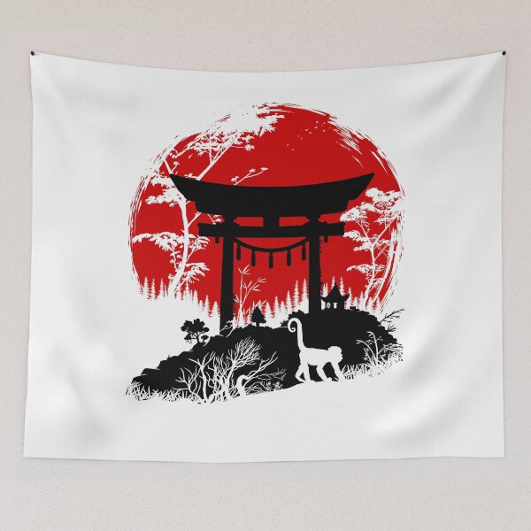 Item preview, Japanese torii in the sun designed and sold by albertocubatas.