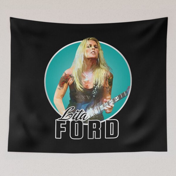 Item preview, Retro Lita Ford 70s Style Tribute designed and sold by AyaZamora.