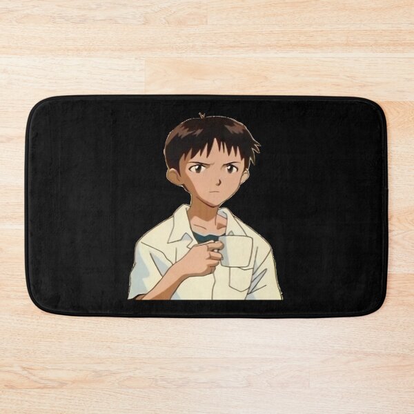 Item preview, shinji holding a mug designed and sold by ErictoGracia.