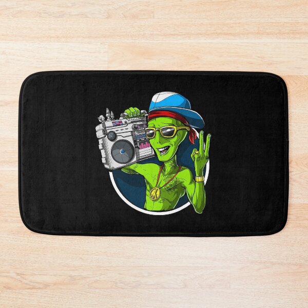 Item preview, Space Alien Old School Boombox Hip Hop Rap Music Gangsta designed and sold by ErictoGracia.