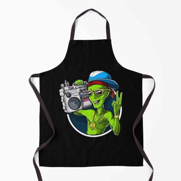 Item preview, Space Alien Old School Boombox Hip Hop Rap Music Gangsta designed and sold by ErictoGracia.