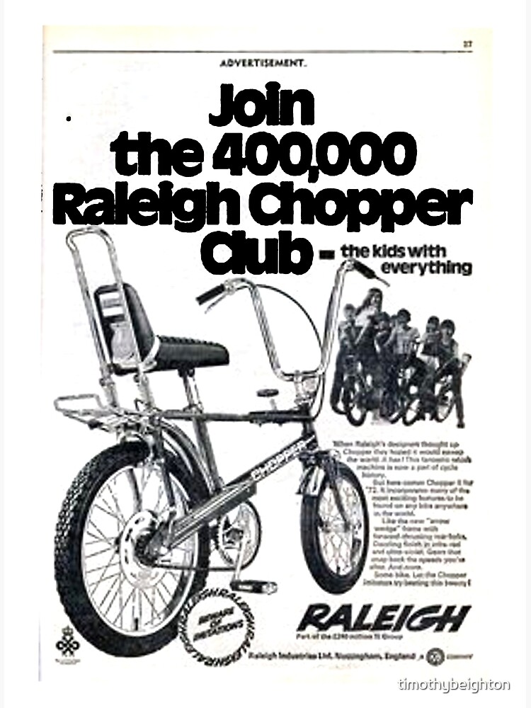 Raleigh cheap chopper advert