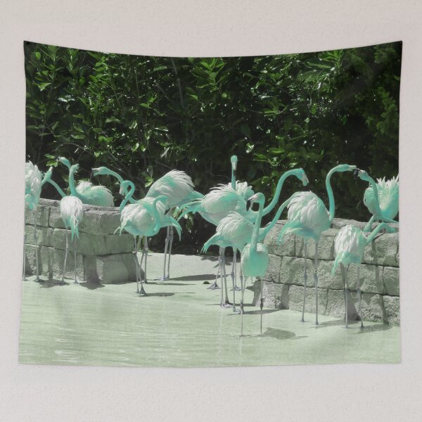 Aperçu de l'œuvre Flamants roses créée et vendue par DomGDesign.