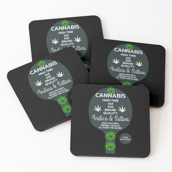 Item preview, Cannabis High Time old 420 Brand Quality Indica & Sativa designed and sold by BestDesignbySof.