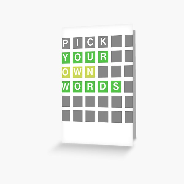 Vista previa del artículo con la obra «Estilo Wordle, elige tus propias palabras Wordle, adicto a Wordle», diseñado y vendido por KaiHora.