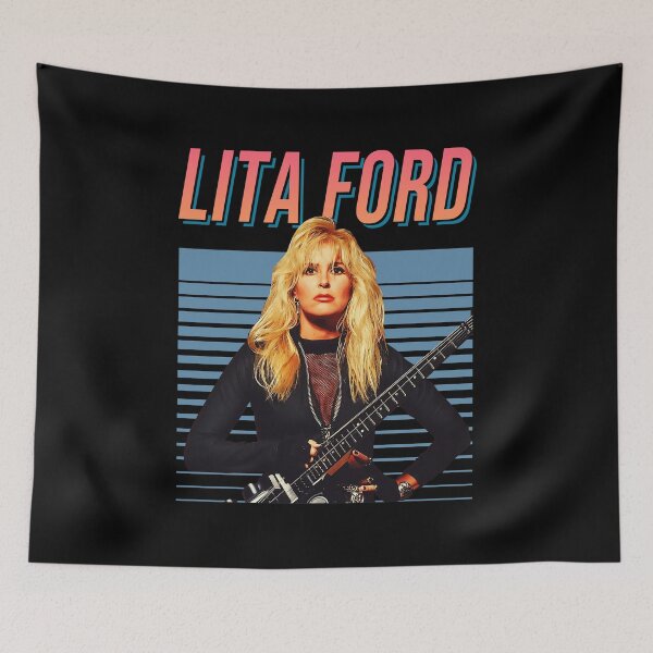 Item preview, Lita Ford Faded 80s Vintage Aesthetic Design designed and sold by AyaZamora.