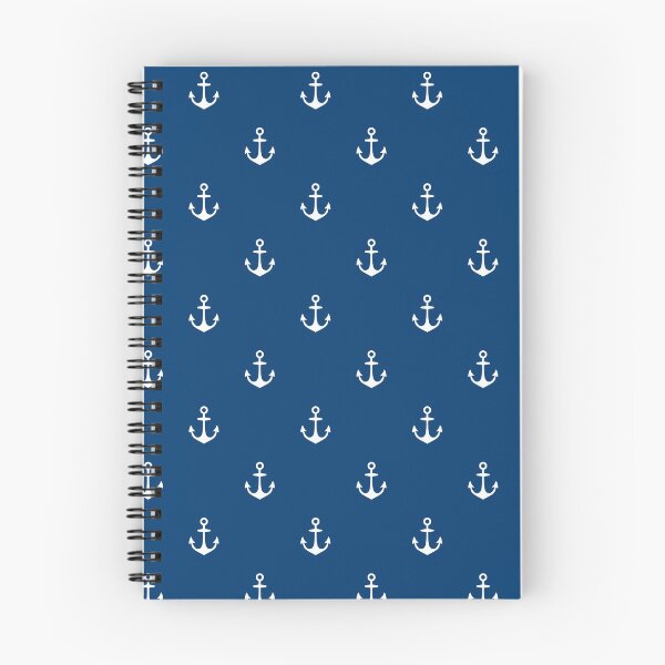 Item preview, Navy Blue Anchor Pattern designed and sold by Jared Davies.