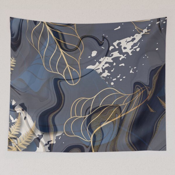 Item preview, emerald green and white dark luxury leaf pattern designed and sold by Beeroclock.