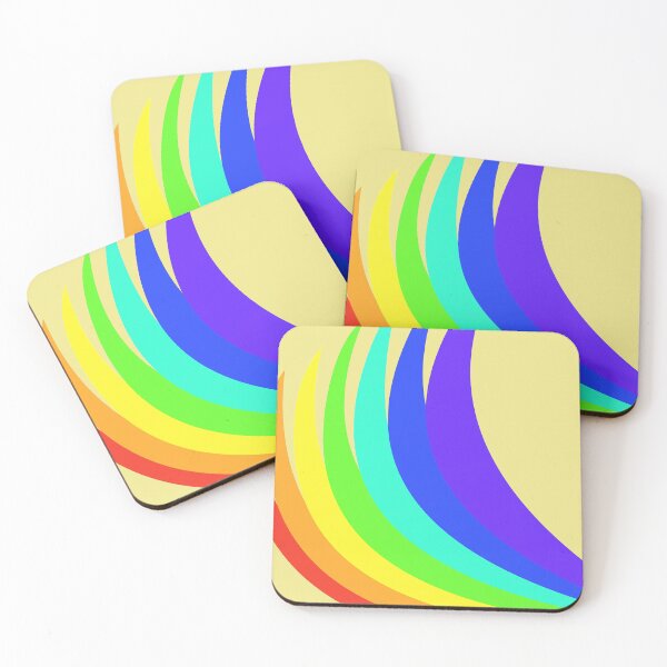 Item preview, Rainbow Color abstract art designed and sold by artdragongift 15.