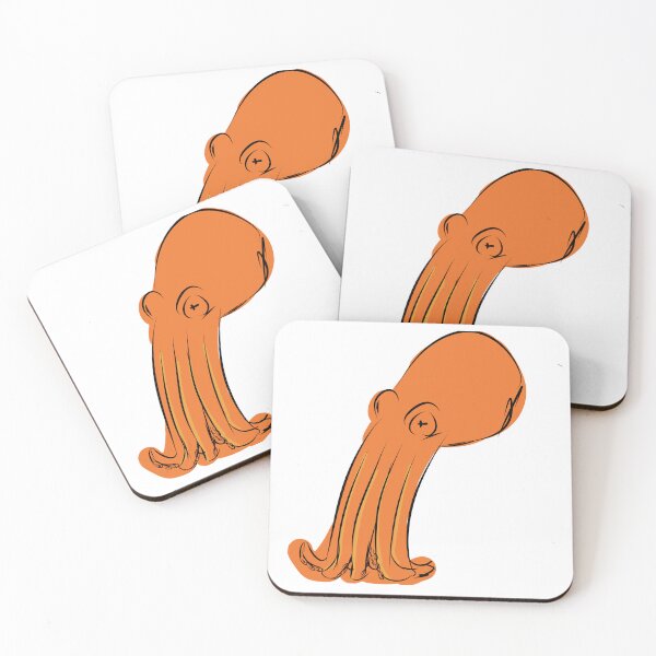Item preview, An orange Octopus designed and sold by WeirdoWithEyes.