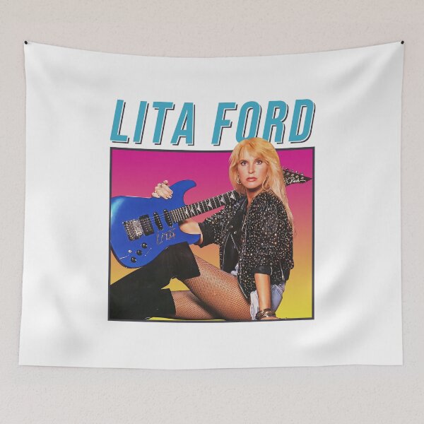Item preview, Lita Ford Retro 80s Style Gift Fan designed and sold by AyaZamora.