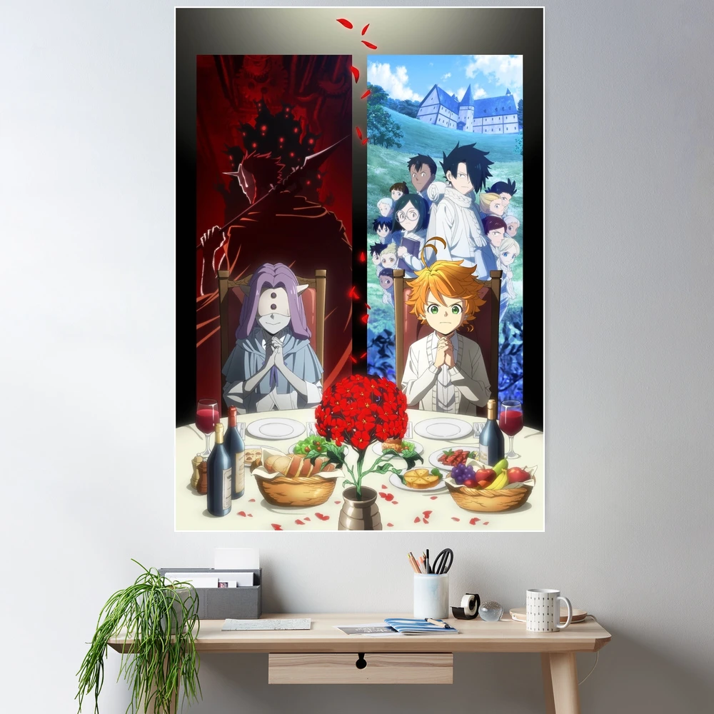 Yakusoku No Neverland Season 2 poster Poster for Sale by