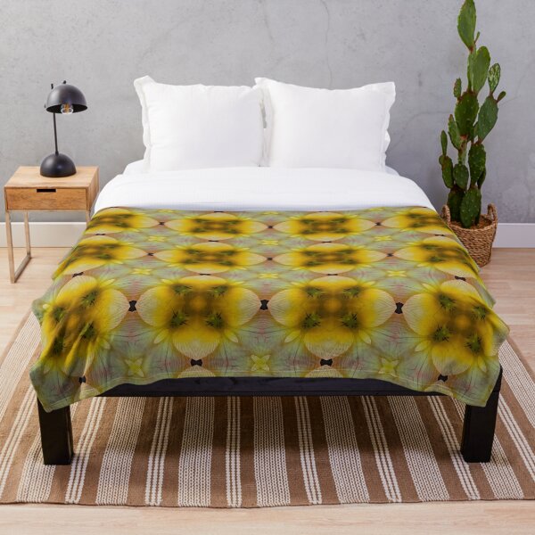 Item preview,  Patrón retro negrita melocotón y amarillo | Romulea Pilosa 1.6 designed and sold by FRLF.