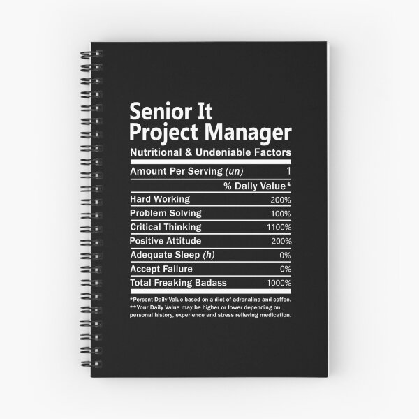 Item preview, Senior It Project Manager T Shirt - Nutritional And Undeniable Factors Gift Item Tee designed and sold by watkinsmat.