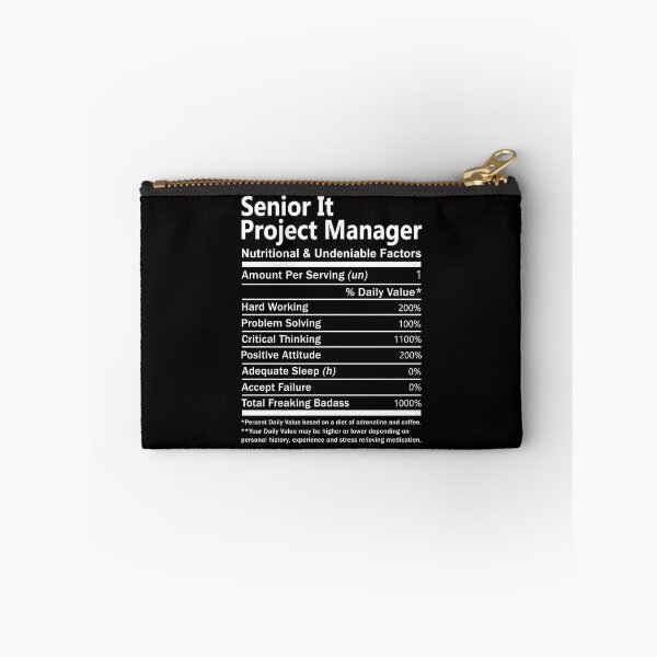Item preview, Senior It Project Manager T Shirt - Nutritional And Undeniable Factors Gift Item Tee designed and sold by watkinsmat.