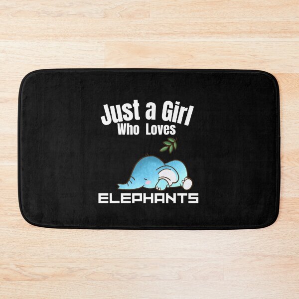 Item preview, Just a Girl Who loves Elephants #03 designed and sold by WaguinhoTex.