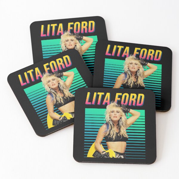 Item preview, Lita Ford Retro Portrait Gift Fan designed and sold by AyaZamora.