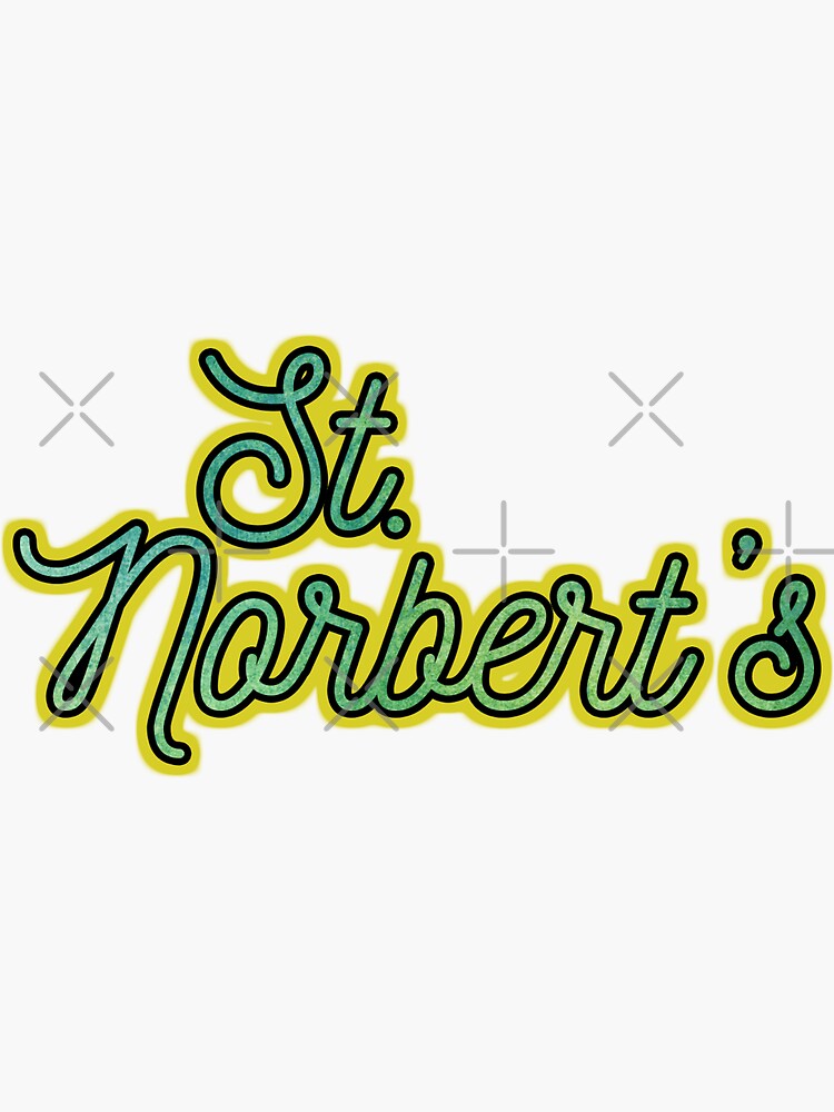 "St. Norbert's" Sticker for Sale by magfrench Redbubble