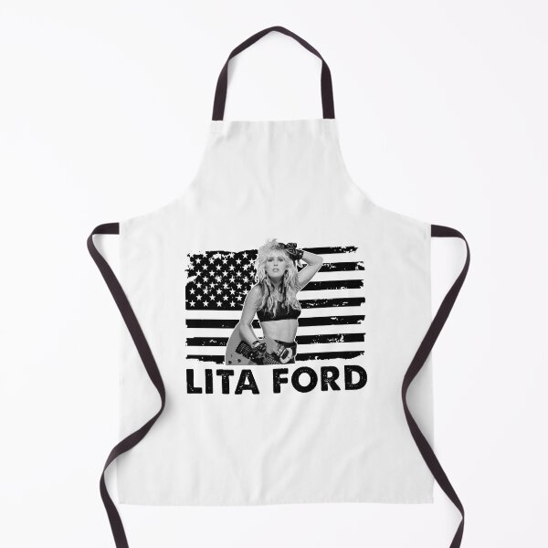 Item preview, Retro American Flag Lita Ford Music Gift designed and sold by AyaZamora.