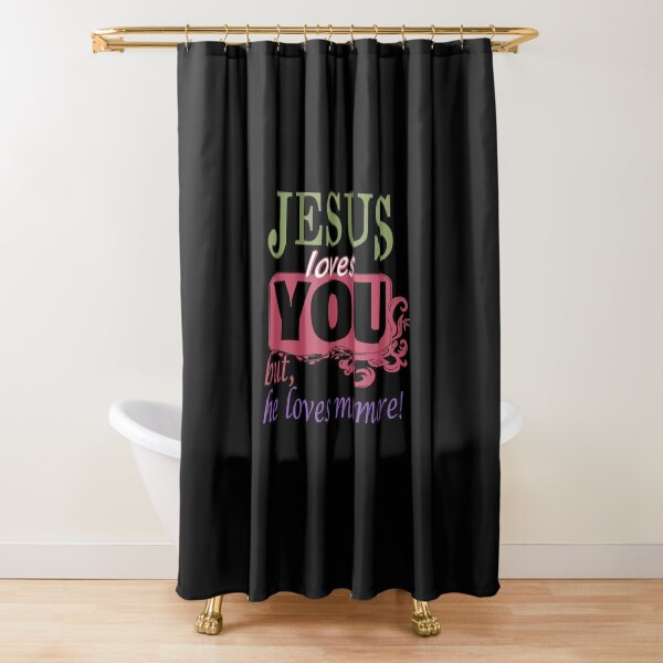 Item preview, Jesus loves me more designed and sold by Mad Monkey Shop.
