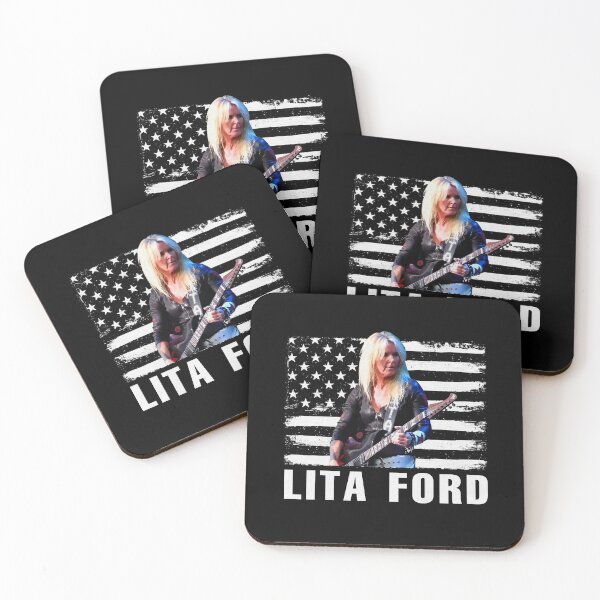 Item preview, Lita Ford American Flag Gift Fan designed and sold by AyaZamora.