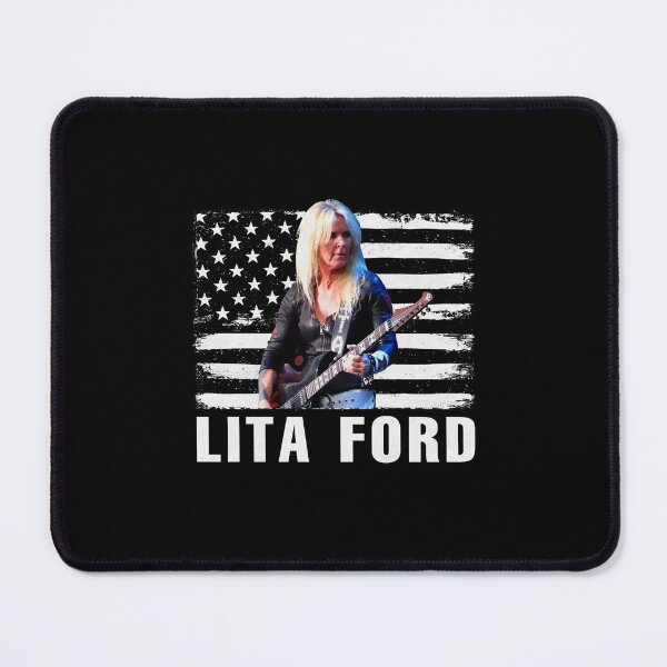 Item preview, Lita Ford American Flag Gift Fan designed and sold by AyaZamora.