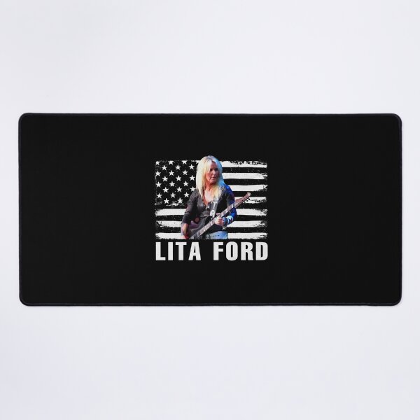 Item preview, Lita Ford American Flag Gift Fan designed and sold by AyaZamora.