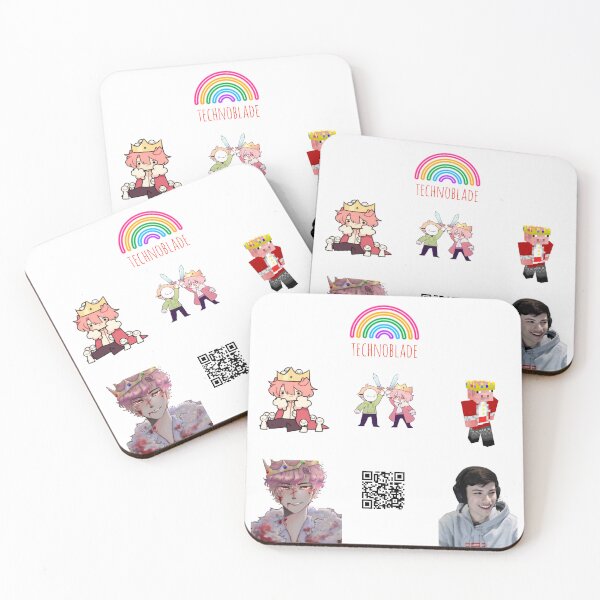 Item preview, technoblade sticker pack designed and sold by bestizeyy.