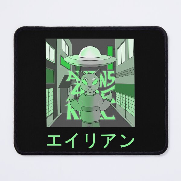 Item preview, Funny and cute alien cat エイリアン japanese T-Shirt designed and sold by ouaredi.