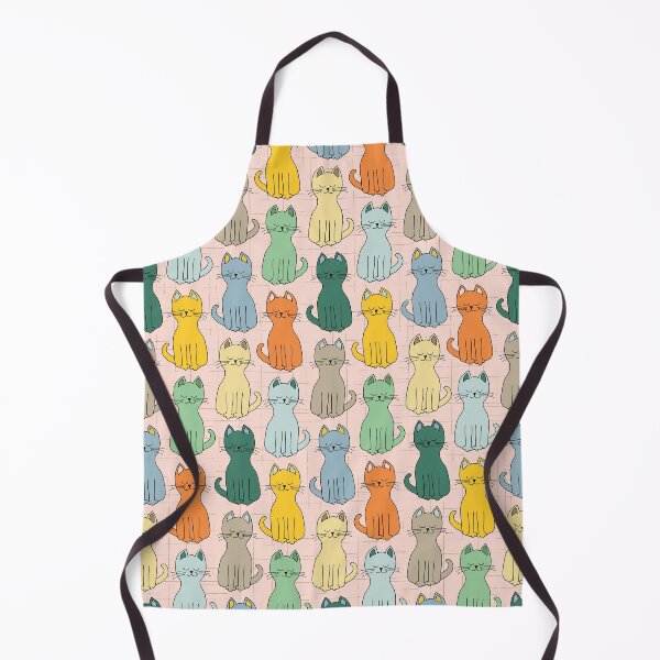 Item preview, Cool kitty cats in a row enjoying the sunshine designed and sold by FrancesPoff.