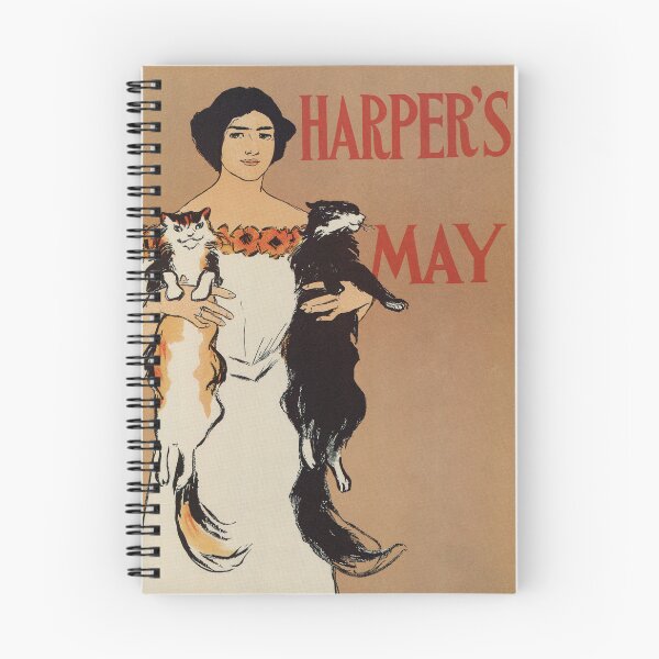 Item preview, Two cats, Edward Penfield, Harper's May 1898 designed and sold by aapshop.