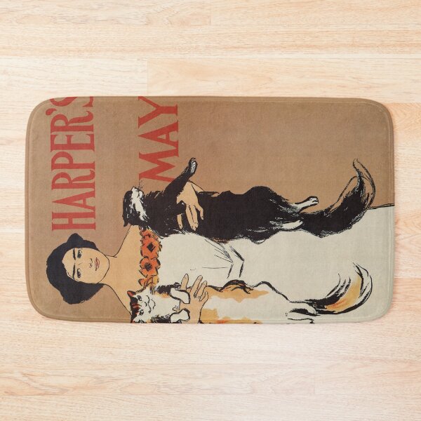 Item preview, Two cats, Edward Penfield, Harper's May 1898 designed and sold by aapshop.